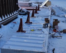 Сборка воротной фермы