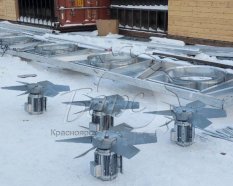 Сборка вентиляторной фермы